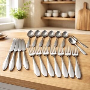 Oneida Vintage Stainless Flatware 17 Pieces